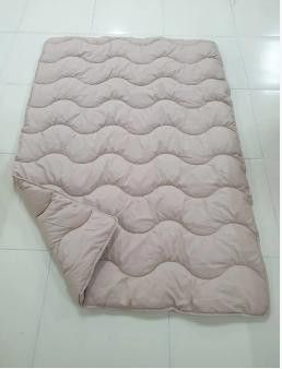 Стандартное бежевое силиконовое одеяло Organic cotton 140х210