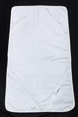 Наматрасник из льна с резинкой по углам в хлопковой ткани 90х200