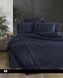 Комплект білизни із Satin Deluxe Alfa Navy Blue синє Евро